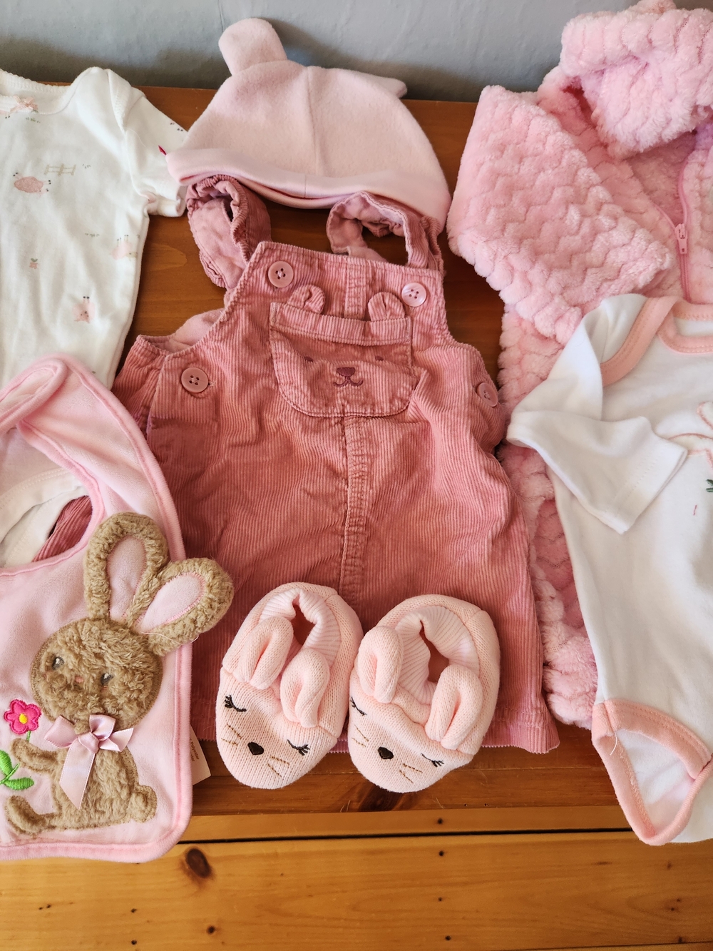 Carter's 3-6 Month Baby Girl Easter Clothing Lot - Picture 3 of 5